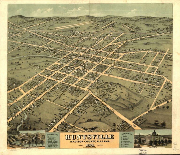 Huntsville tennessee map