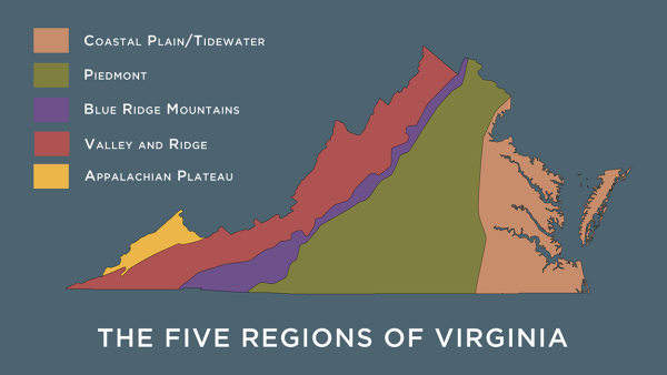 5 regions of virginia - alta land survey