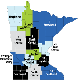 Minnesota Economic Development Regions - alta survey minnesota