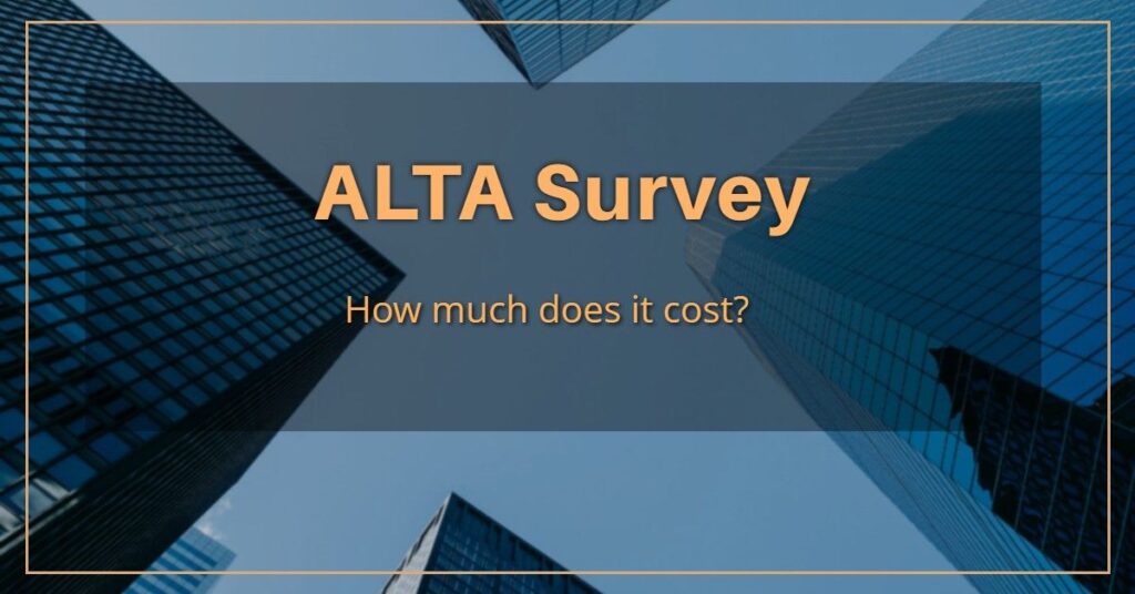 cost of an alta survey